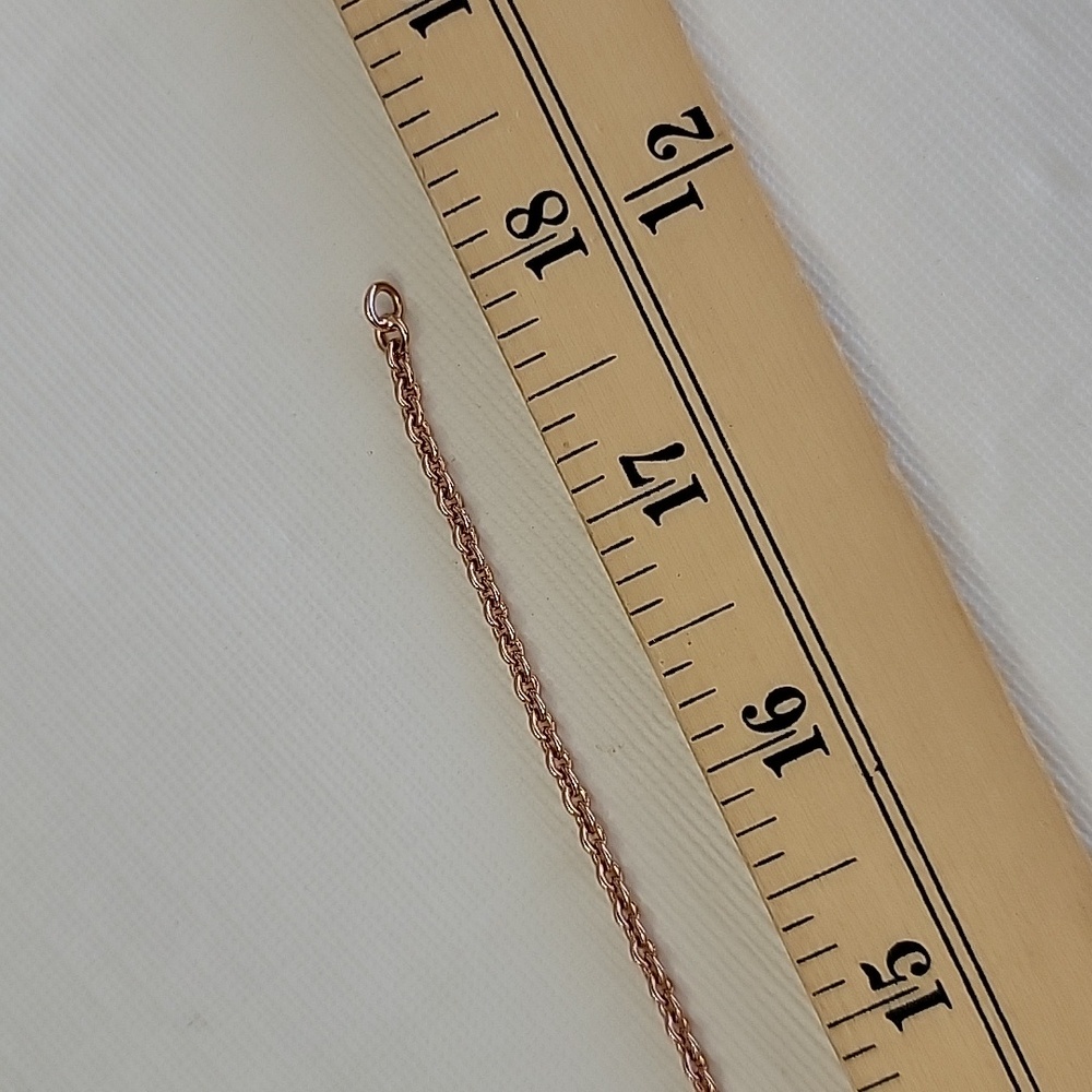 Coach Rose Gold Chain Bracelet And Necklace SET - Picture 6 of 8